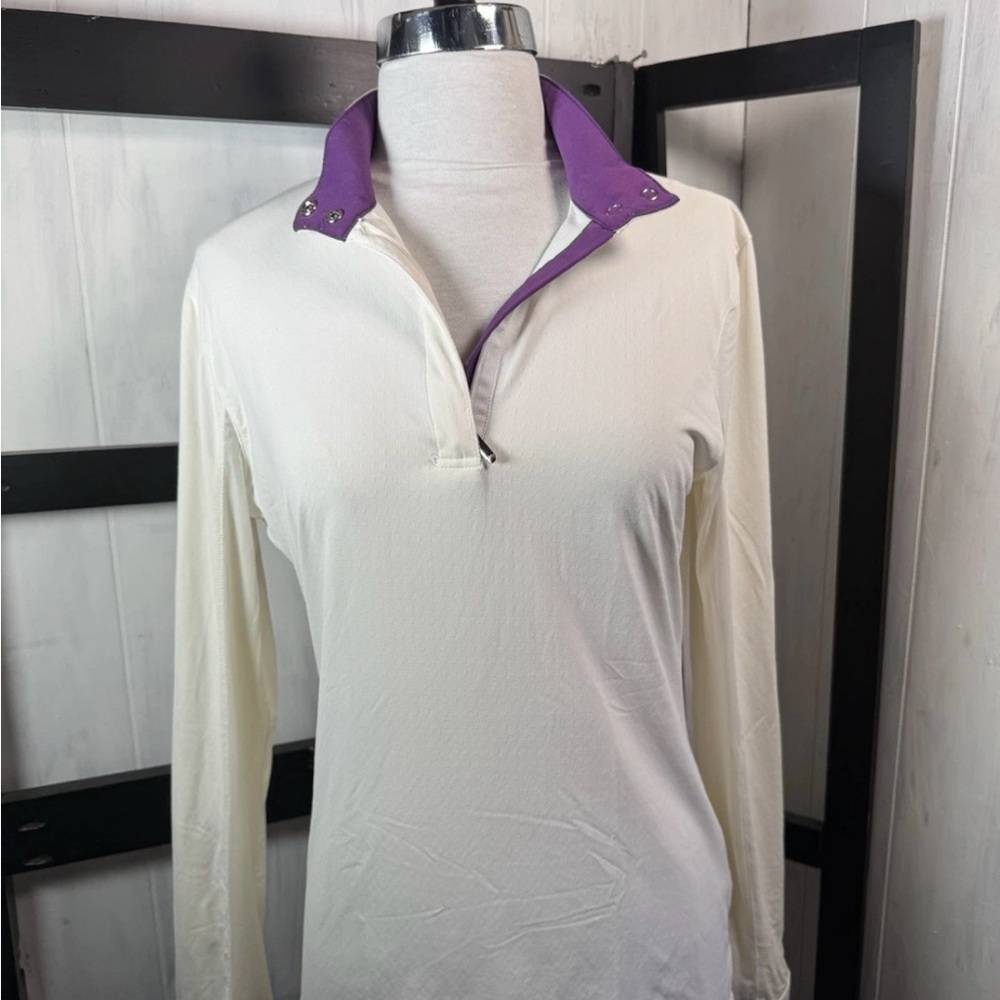Kastel Denmark White Equestrian Show Shirt